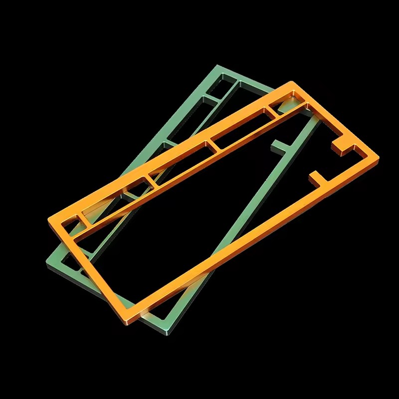Precision CNC Keyboard Frames | Custom Aluminum Skeleton for Mechanical Keyboards - CNC Machining Capability Showcase